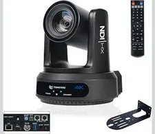 4K NDI PTZ Camera 60FPS, 4KP60 AI Auto-Tracking 20X Optical Zoom Video Conf