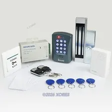 Remote Controlled RFID Door Access Control System +180kg Magnetic Lock+ Doorbell