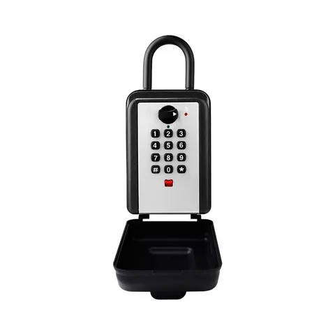 Outdoor Key Box with Button Lock System for Secure to Spare Keys Outside