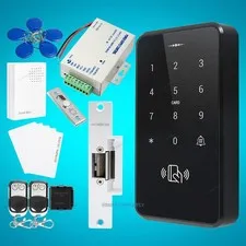 Waterproof Metal Case Access Control RFID Reader System+NO Strike Lock