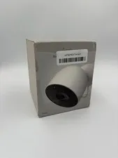 Google Nest Cam 2nd Gen Wired Security Camera White 2k Video
