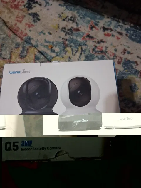 Wansview Q5 3MP 2K Indoor IP Surveillance Camera Wi-Fi Color White USB