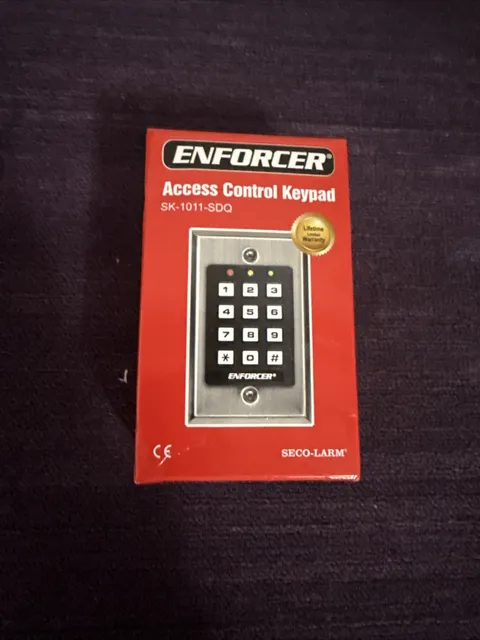 Seco-Larm Enforcer SK-1011-SDQ Weatherproof Metal Access Control Keypad New