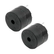 DC 5V 85db Industrial Black Active Electronic Buzzer 2 Piece