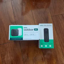Blink - Outdoor 2K+ Wireless Smart Security Camera with Blink Video Doorbell