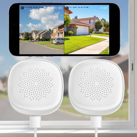 Window Camera Indoor for Home Security| 2.4G&5GHZ WI-FI,Color Night Vsion| 2pack