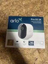 Arlo Pro 5S 2K Indoor/Outdoor Wire Free Spotlight Security Camera - White