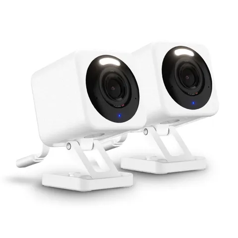 WYZE Cam v4 2.5K QHD WiFi Security Camera Indoor Outdoor Color Night Vision