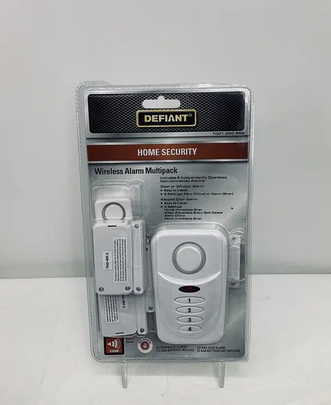 Defiant Wireless Home Security Door/Window Alarm Kit Multipack (SEALED)