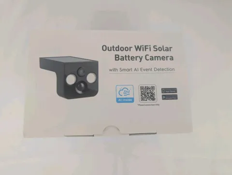 outdoor wifi solar battery camera security
