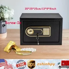 Large Safety Steel Fireproof Safe Box Digital Keypad Lock for Home Cash Security