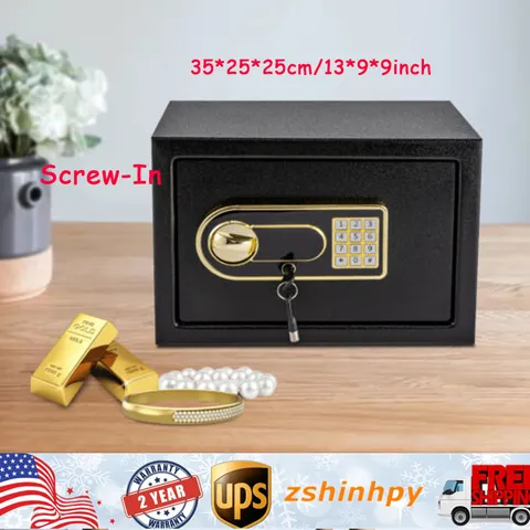 Large Safety Steel Fireproof Safe Box Digital Keypad Lock for Home Cash Security