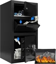 Drop Safe for Business Money Safes with Drop Slot 4.0 CUB Cash Depository Safes
