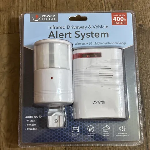 Power To Go Infrared Driveway & Vehicle Alert System Wireless Motion Activated 