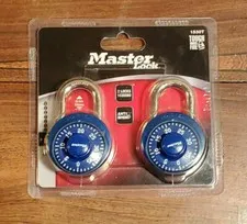 Master Lock 2 Padlocks Touch Under Fire Anti-Shim 1530T (NEW)