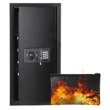 Security Safe Box with Digital Keypad Fireproof Bag Heavy Duty Steel Home
