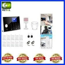Wifi and 3/4G GSM Home Burglar Security Alarm System Auto Dial with Smart Life a