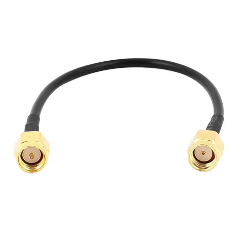 SMA-J Male to RP-SMA-J Female RG174 Coaxial Cable Pigtail 15cm