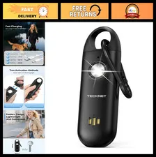 Portable Personal Safety Alarm with 130dB Sound, Flashing Strobe Light, Keychain