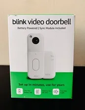 Blink Video Doorbell Camera Battery Powered with Sync Module NEW