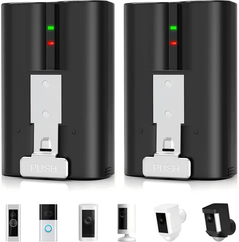 2 x Genuine Battery V4 For Ring Battery Doorbell Plus/Pro, Video Doorbell 2/3/4