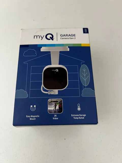myQ Garage Plug-in Camera Gen 2 Smart Wi-Fi Garage Camera 2k Night Vision NEW