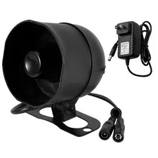 Indoor Outdoor Smart WiFi Horn Siren 120dB Burglar Security Alarm Power Adapter