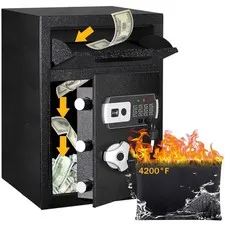 Anti-Fishing Fireproof Deposit Safe