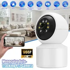 Wifi Wireless Security Camera System 1080P HD Outdoor Home Night Vision PTZ Cam