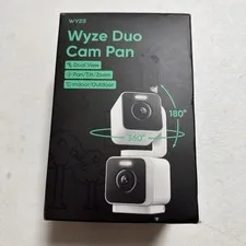 WYZE Duo Cam Pan Indoor/Outdoor IP65 2K 360° Pan/Tilt Smart Home Security Camera