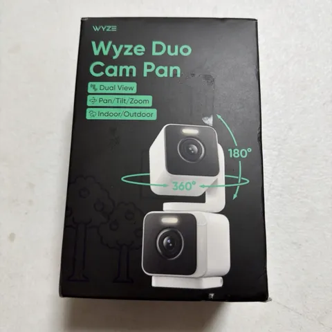 WYZE Duo Cam Pan Indoor/Outdoor IP65 2K 360° Pan/Tilt Smart Home Security Camera