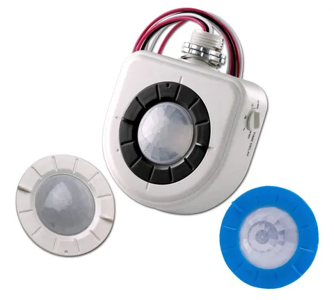 Occupancy Sensor, Fixture Mount, PIR, High Bay, 2 Interchangeable Lenses and ...