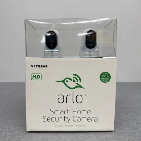 Arlo VMS3230 HD 1280 x 720 Wireless Security System with 2 Cameras - White