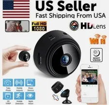 MINI WIRELESS WIFI IP CAMERA HOME SECURITY RECORD DVR NIGHT VISION HD USB 1080P