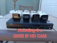 Q-See NVR 16-channel 4K HD-8TB QC8932 +6x HD IP CAM QCN8093B-N - Fully Tested