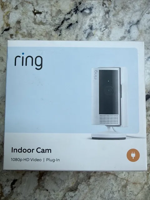 Ring Indoor Cam 2nd Gen Wi-Fi 1080p FHD Indoor Camera - White