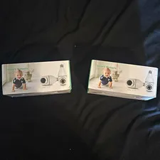 Smart Camera 2-Pack Wi-Fi IP Surveillance Cameras Night Vision White