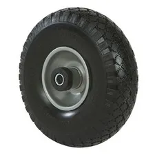 Klutch Flat-Free Utility Tire Assembly, 10/3.00-4, Knobby Tread