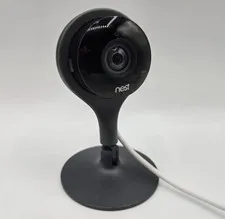 Google Nest Cam Indoor Security Camera A0005 1st Gen Tested Wired Pre-owned 