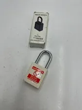 (QTY 1) Reece Safety Lock TT13020 White KEY NO. TT-13020 PADLOCK