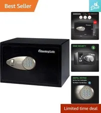 Safe with Digital Keypad Lock & Bolt Down Kit - Secure Storage for Valuables