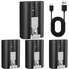 1/4X V4 Ring Battery For Ring Doorbell Plus 5F77E9,Video Doorbell 2/3/4 Replace