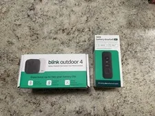 Blink Outdoor 4 Wireless Camera Security System &Blink Video Doorbell 2k+ BUNDLE