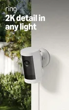 Outdoor Cam Plus, Plug-In (Newest Model), Home or Business Security, Wide-Angle