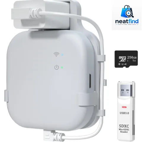 Effortless Installation: 256GB Micro SD Card & Blink Sync Module Wall Mount
