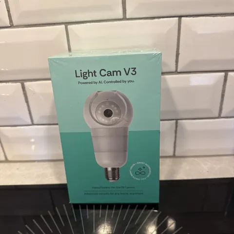 Smart Indoor/Outdoor Light Bulb Security Camera with Color Night Vision & Alerts