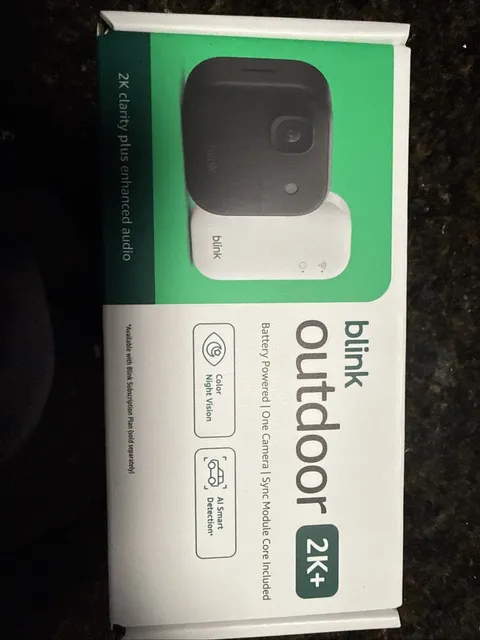 Blink - Outdoor 2K+ Wireless Smart Security Camera, 2K video, Two-way audio w...