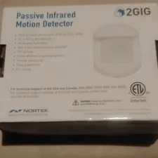 2GIG PIR1-345 Wireless Pet Immune PIR Motion Sensor Indoor White