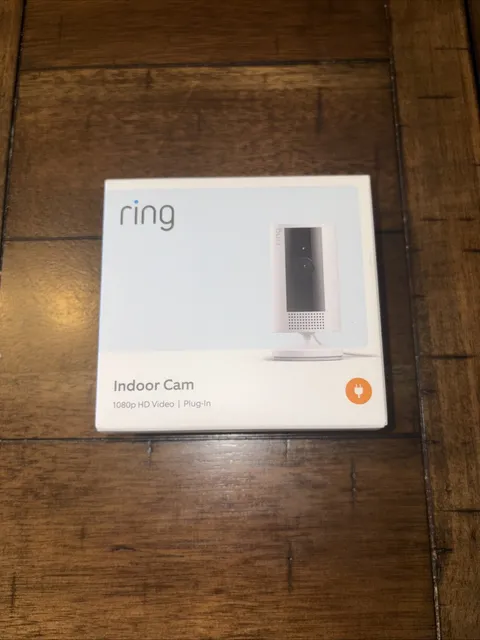 New Sealed Ring Indoor Cam 1080p HD Video Plug‑In Security Camera 2nd Generation