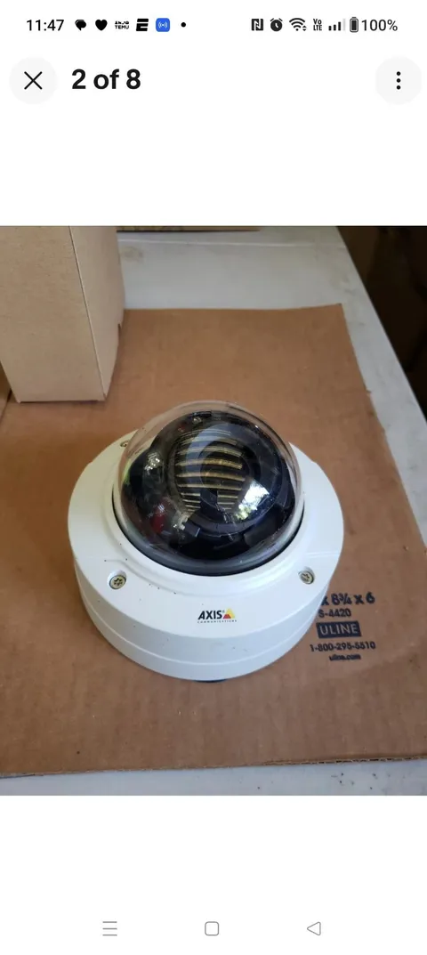 Axis P3227-LVE Network Dome Camera with Night Vision 5MP Used